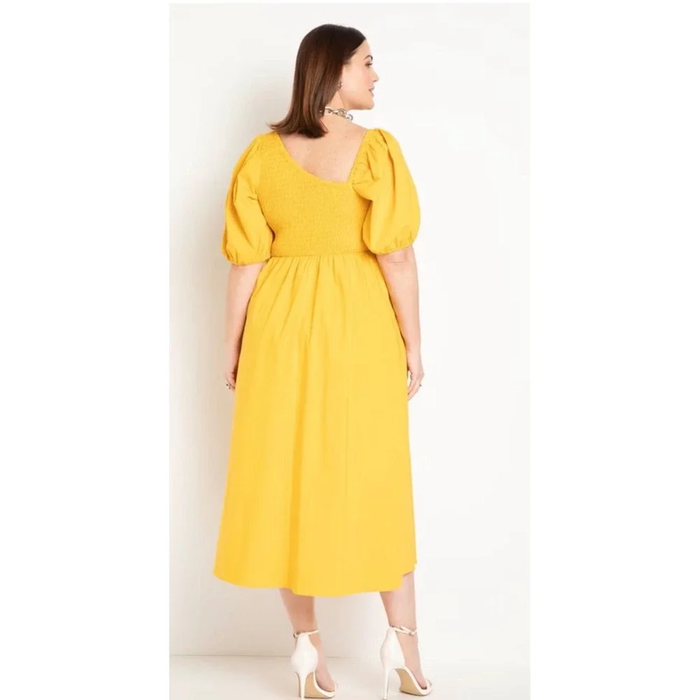 Eloquii mustard yellow